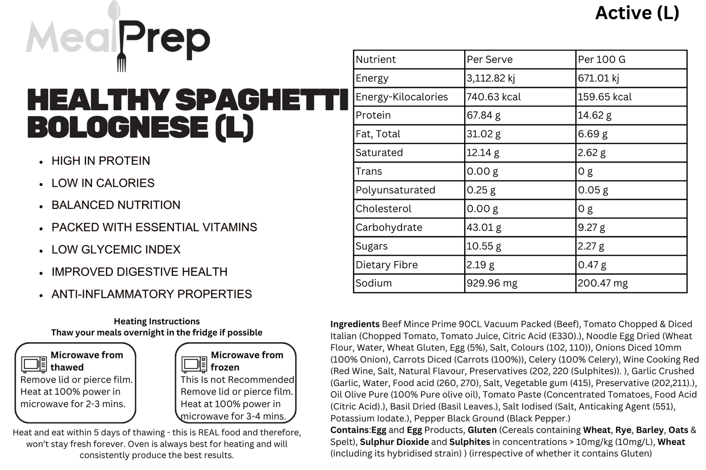 Healthy Spaghetti Bolognese