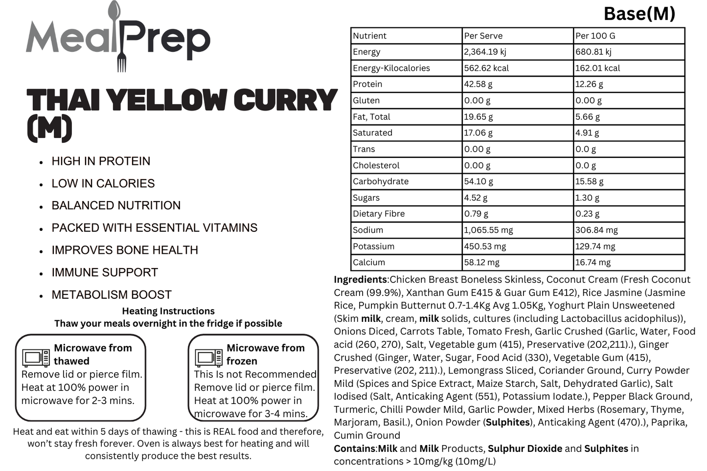 Thai Yellow Curry