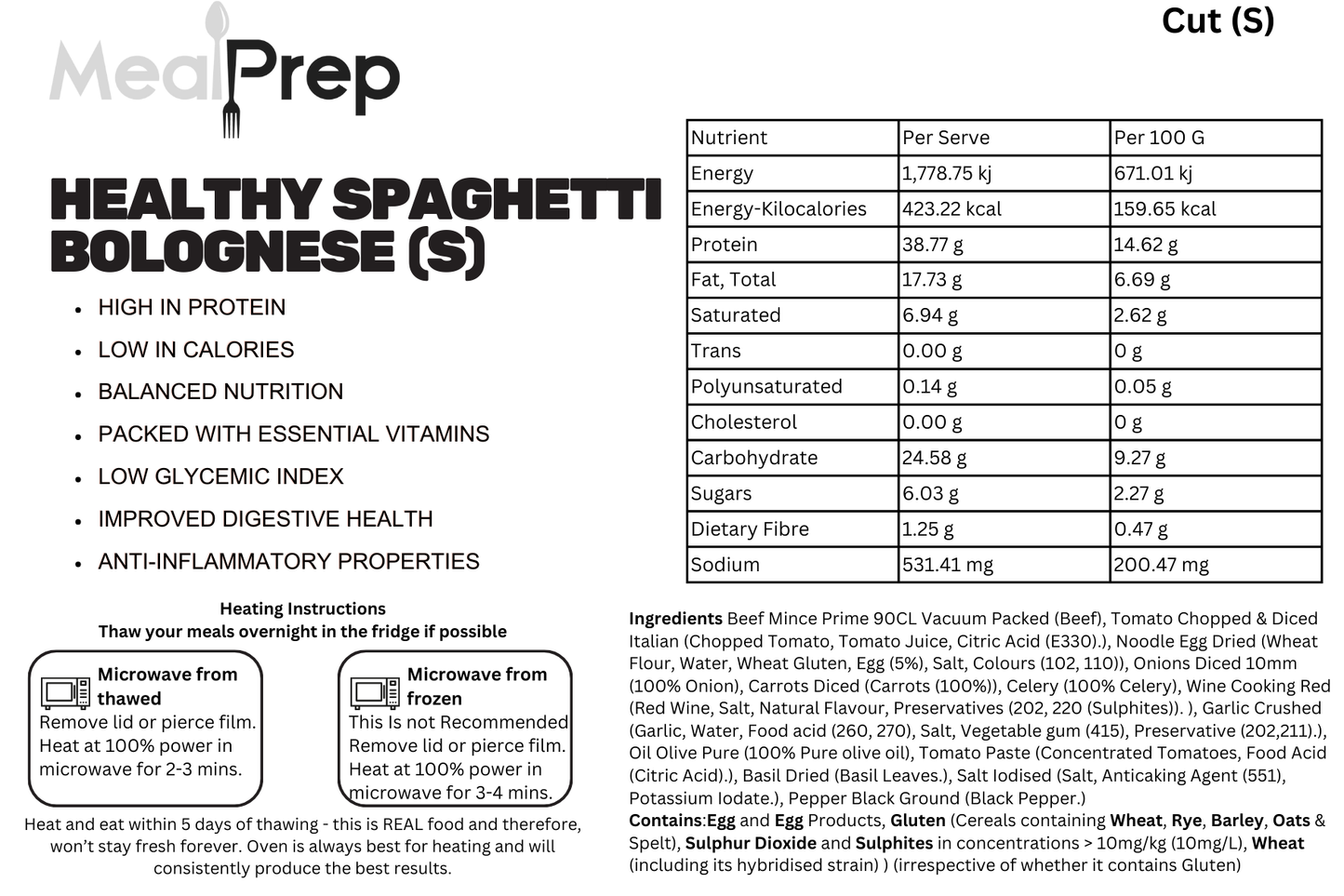 Healthy Spaghetti Bolognese