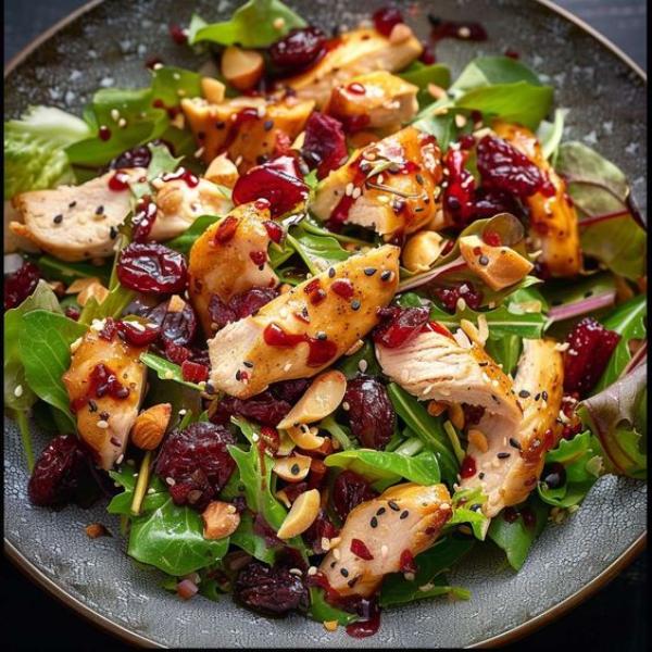 Asian Chicken Cranberry Salad