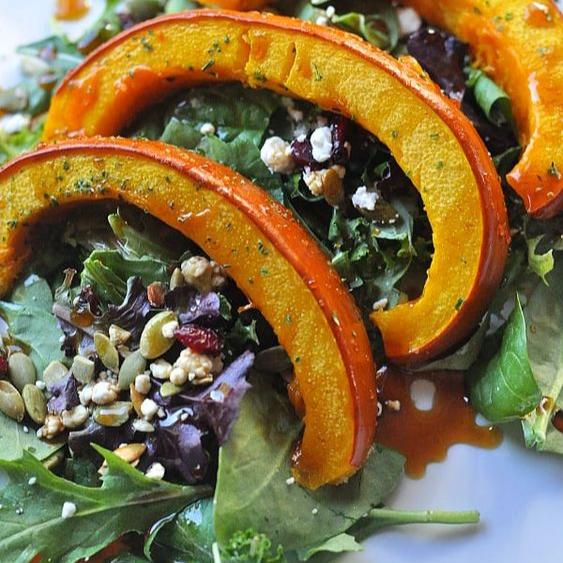 Cranberry-Pumpkin Greens Salad