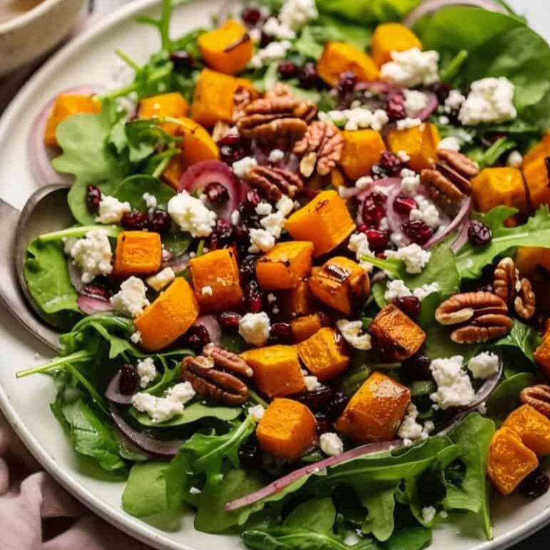 Cranberry-Pumpkin Greens Salad